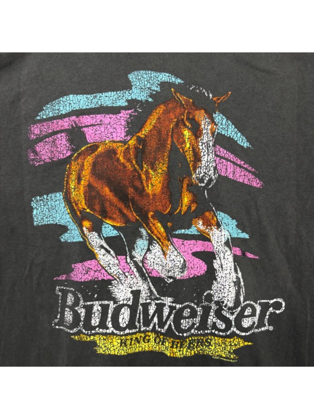 Genuine Budweiser King of Beers T-Shirt Size Large - Picture 2 of 4